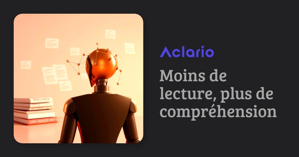 Aclario, outil IA pour résumer automatiquement vos documents et articles